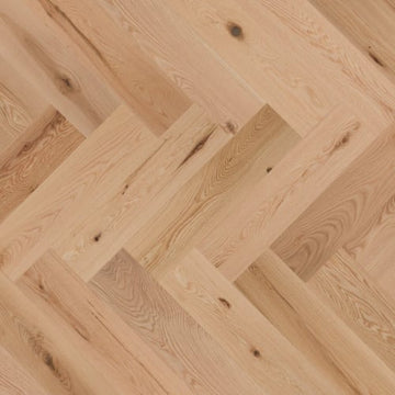 Red Oak - 5" Character Brushed Herringbone