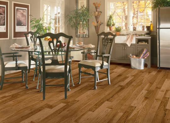 America's Best Choice Hickory Solid in Oxford Brown 3-1/4"