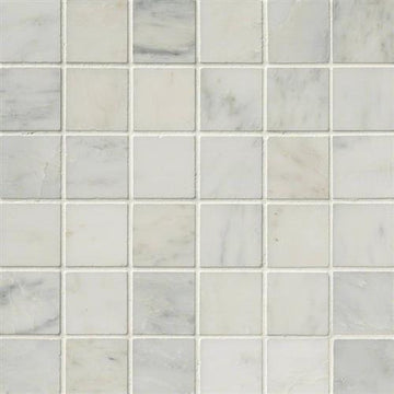 Arabescato Carrara - 2x2 Mosaic