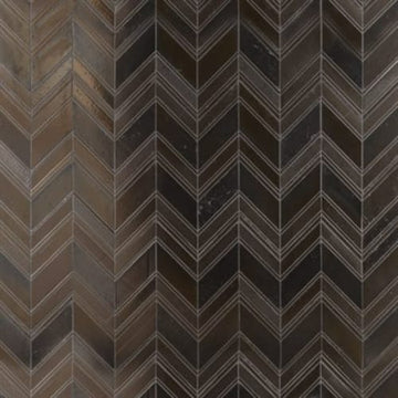 Chevron Metallic Bronze