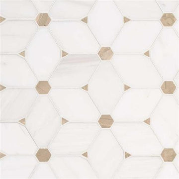 Bianco Dolomite - Cecily Pattern