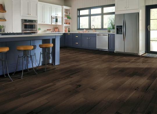 Hydropel Hickory Engineered in Black Brown 5"