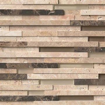 Emperador Dark - Interlocking 3d