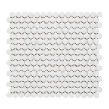 Glossy White Pennyrounds