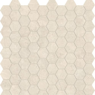 Allure Ivory Hexagon Mosaic