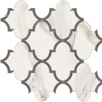 Calacatta Oro Arabesque Mosaic