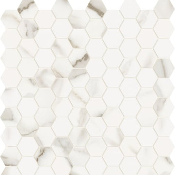 Calacatta Oro Hexagon Mosaic