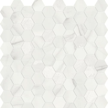 Volakas Grigio Hexagon Mosaic
