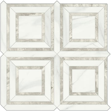Volakas Grigio Piazza Mosaic