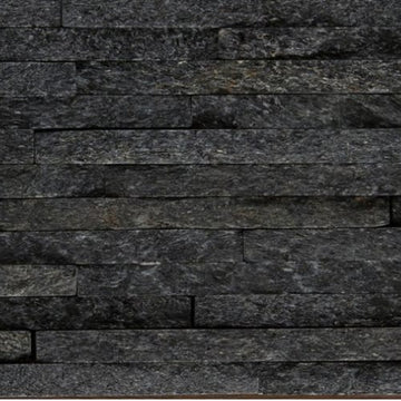 Black Quartzite - Mini Stacked 6" X 24"