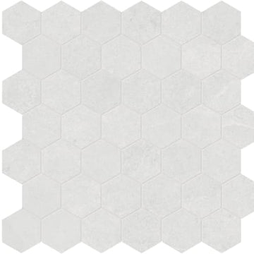 Lithium 2in Hexagon Mosaic Matte