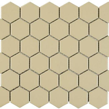 Beige Matte - Hexagon