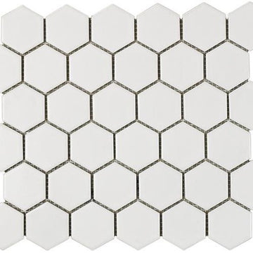 White Matte - Hexagon
