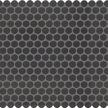 Black Penny Round Mosaic
