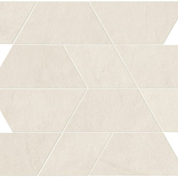 White Mosaic 14x12 Matte