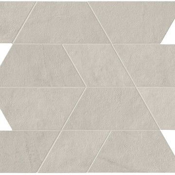 Light Grey Mosaic 14x12 Matte