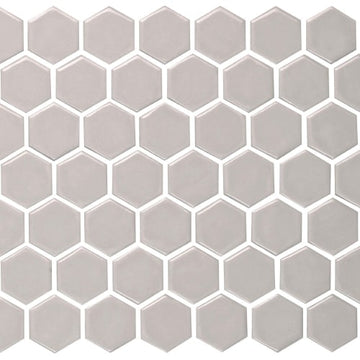 Light Gray Mosaic Hexagon