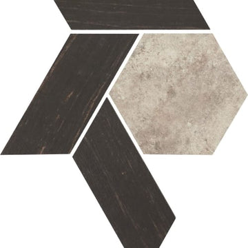 Beige & Black Mosaic