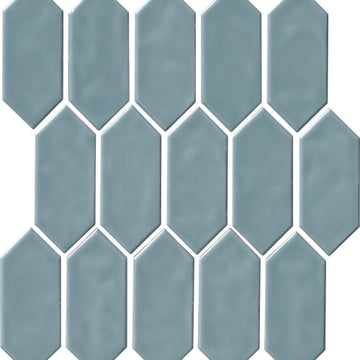 Light Blue Mosaic Picket