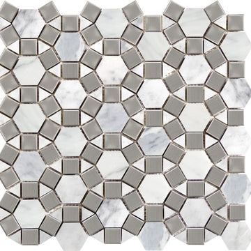 Winter Frost Gem Mosaic / Mesh Mosaic