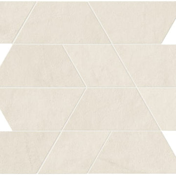 White Mosaic 14x12 Satin