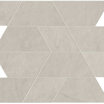 Light Grey Mosaic 14x12 Satin