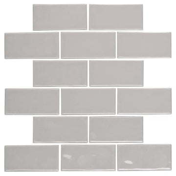 Light Gray Mosaic Brick-Joint