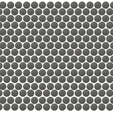 Taupe Mosaic Penny Round