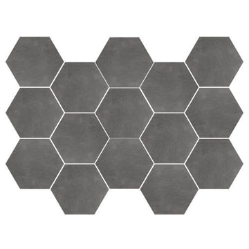 Graphite Natural - 10x14 Hexagon