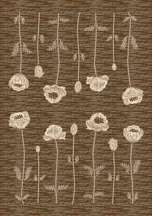 Poppy Rug-05730 Oregano