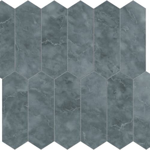 Aqua Intenso Mosaic - Picket