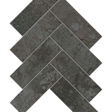 Blacktop Herringbone Mosaic