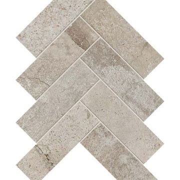 Gravel Herringbone Mosaic