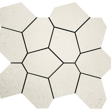 Ice Mosaic 13"x15" Polygon