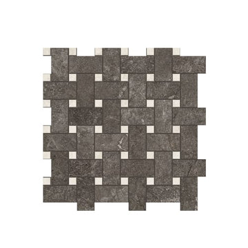 Dark Basketweave Mosaic