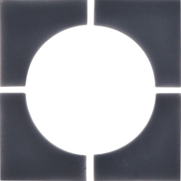 Charcoal Mosaic 6"x6" 4-Corner