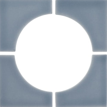 Old Denim Mosaic 6"x6" 4-Corner