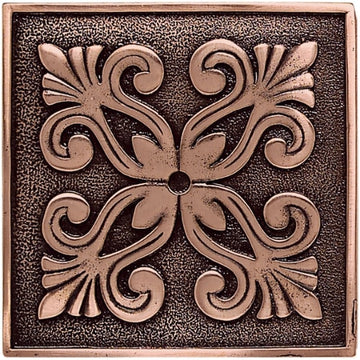 Copper - Square - 4 X 4 - Style 1