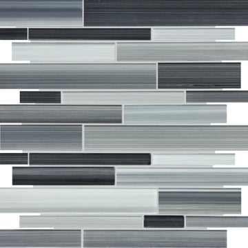 Carbon Random Strip Mosaic