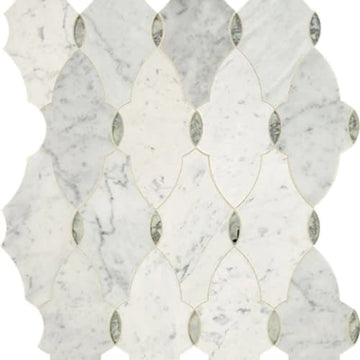 Carrara White/Antique Mirror Romantique
