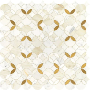 Calacatta Gold/ Brass Shapestry