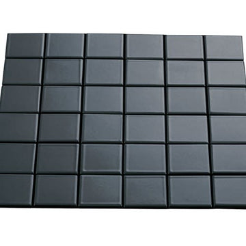 Dark Grey Square Mosaic 2"x2" Matte