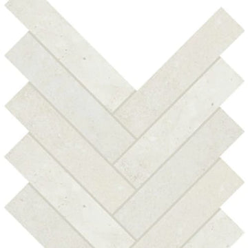 White Herringbone