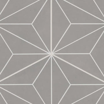 Memory Grey Asanoha Hexagon