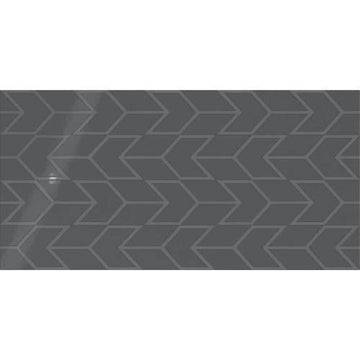 Deep Gray Chevron 12x24