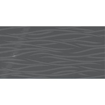 Deep Gray Brushstroke 12x24
