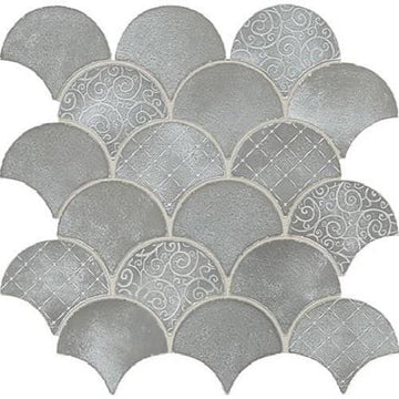 Whitewash Titanium - Fan Mosaic