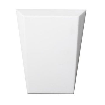 White Wedge High 5"x6"