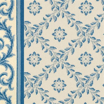 Tramore - Dresden Blue On White