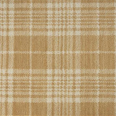 Gingham Plaid in Gingp Antique Gold Carpet